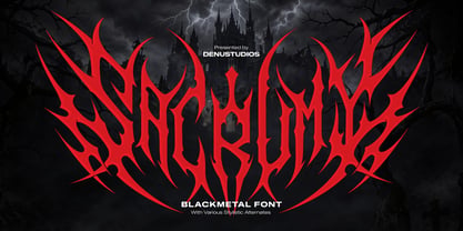 Sacrumy Font Poster 1