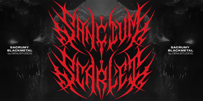 Sacrumy Font Poster 2