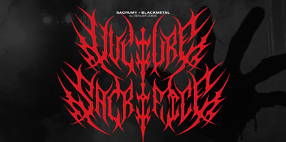Sacrumy Font Poster 5