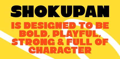 Shokupan Font Poster 2