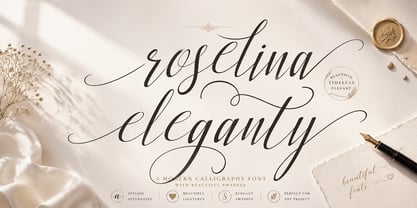 Blackstore Script Font Poster 2