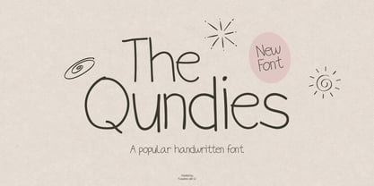 The Qundies Font Poster 1