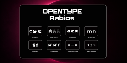 Rabios Font Poster 10