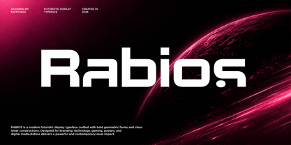 Rabios Font Poster 1