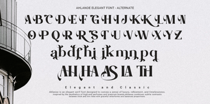 Ahlanoe Font Poster 4