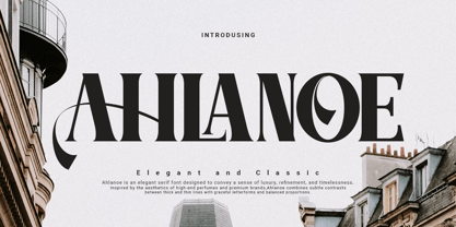 Ahlanoe Font Poster 1