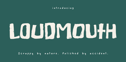 Loudmouth Font Poster 1