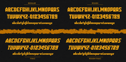Burn Out Font Poster 5