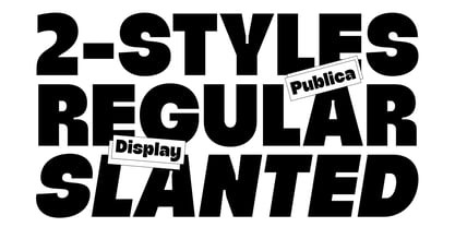 Publice Font Poster 2