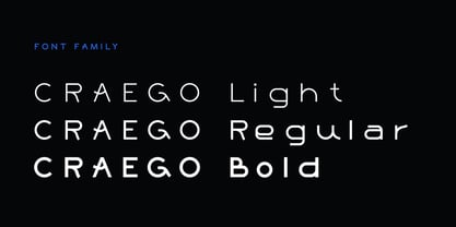 Craego Font Poster 3