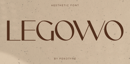 Legowo Font Poster 1