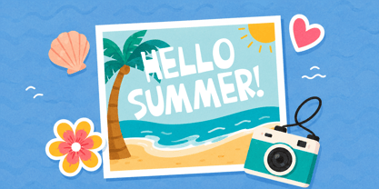 Ordinary Summer Font Poster 8