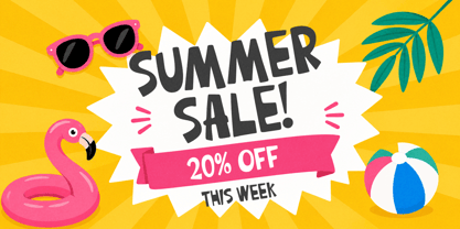 Ordinary Summer Font Poster 6