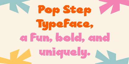 Popstep Font Poster 2