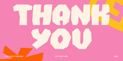 Popstep Font Poster 15