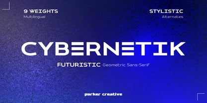 Cybernetik Font Poster 1