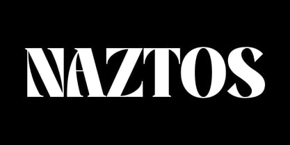 Naztos Font Poster 1