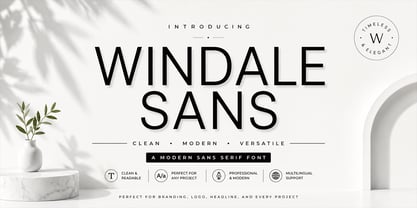 Windale Sans Font Poster 1
