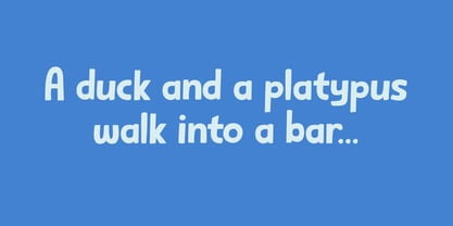 Sitting Duck Pro Font Poster 3