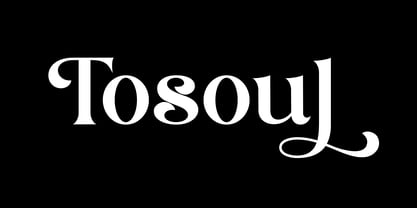 Tosoul Font Poster 1