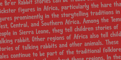 Brer Rabbit Pro Font Poster 3