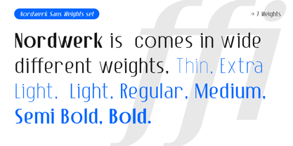 Nordwerk Font Poster 3