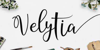 Velytia Font Poster 1