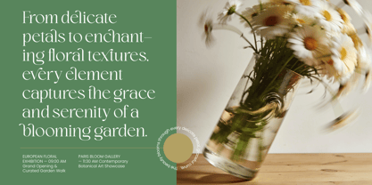 Vogures Fabric Font Poster 3