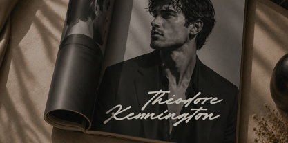 Master Signature Font Poster 3