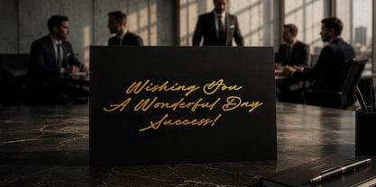 Master Signature Font Poster 10