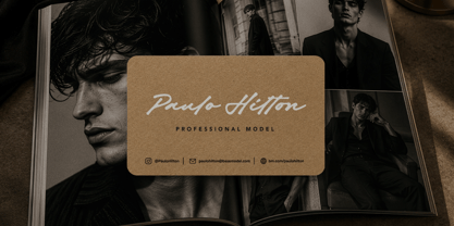 Master Signature Font Poster 5