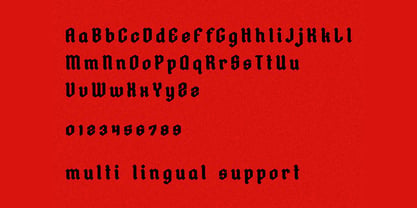 Disor Font Poster 3