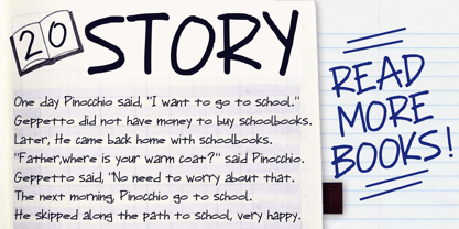 Ballpoint Freaks Font Poster 2