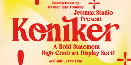 Koniker Font Poster 1
