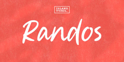 Randos Font Poster 1