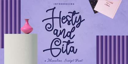 Hesty and Gita Font Poster 1