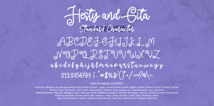 Hesty and Gita Font Poster 6