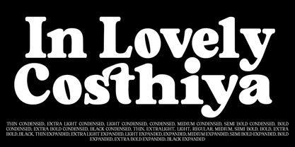 Costhiya Font Poster 1