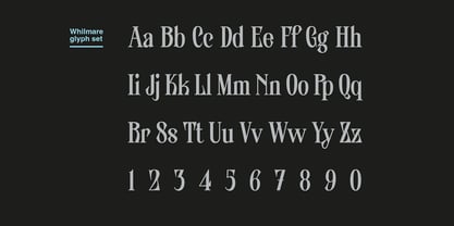 Whilmare Font Poster 3