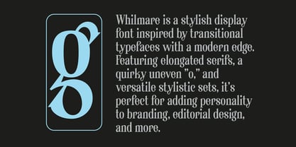 Whilmare Font Poster 2