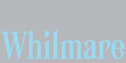 Whilmare Font Poster 1