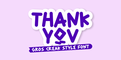 Gros Creak Font Poster 10