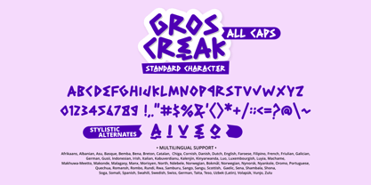 Gros Creak Font Poster 9