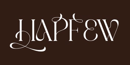 Hapfew Font Poster 1