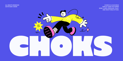 Choks Font Poster 1
