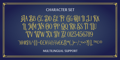 Blacknose Font Poster 6