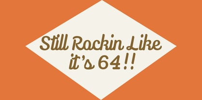 Sundae Avenue Font Poster 5