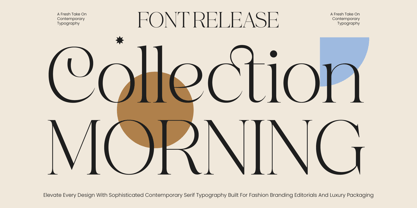 Collection Morning Font Poster 1