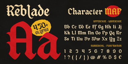 Reblade Font Poster 2