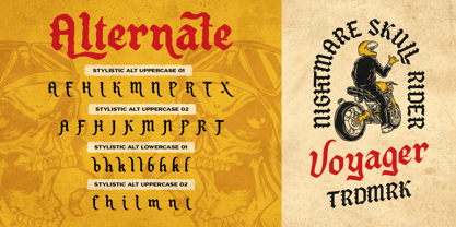 Reblade Font Poster 6